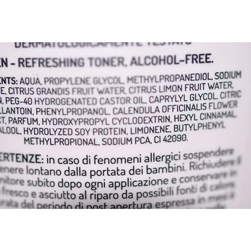 Tonico viso «Tonico rinfrescante» (CERA DI CUPRA)