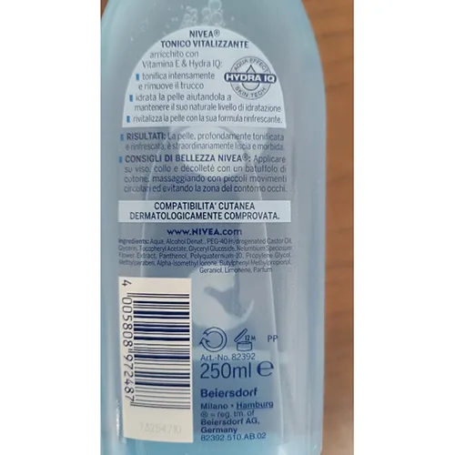 Tonico viso «Tonico vitalizzante» (Nivea)