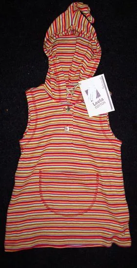 Top con cappuccio a righe (Leela Cotton Naturtextilien Handels GmbH)