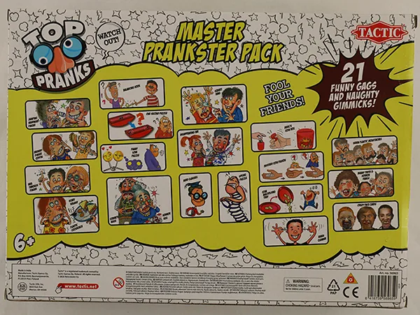 Set di giocattoli scherzi «Top Pranks - Master Prankster Pack» — foto 2 dell'alert A12/01402/22