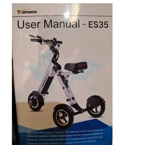 Scooter elettrico «Topmate ES35 Electric Scooter» — foto 3 dell'alert SR/03858/25