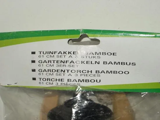Torcia da giardino Bamboo. — foto 2 dell'alert 1170/07
