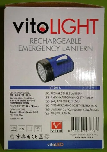 Torcia ricaricabile "Lanterna a energia ricaricabile" — foto 1 dell'alert 1493/11