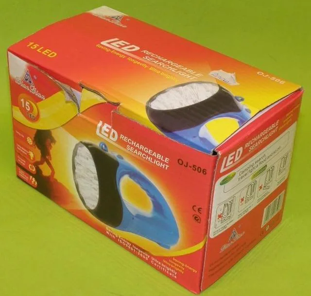 Torcia ricaricabile "LED Rechargeable Searchlight" — foto 2 dell'alert 1501/11