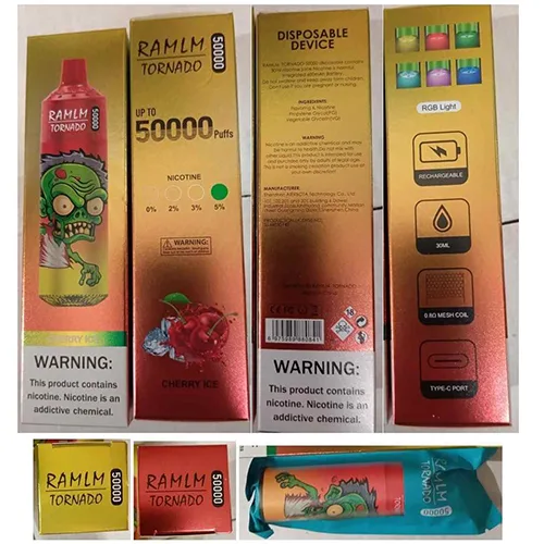 Sigaretta elettronica monouso «TORNADO 50000» (RAMLM)