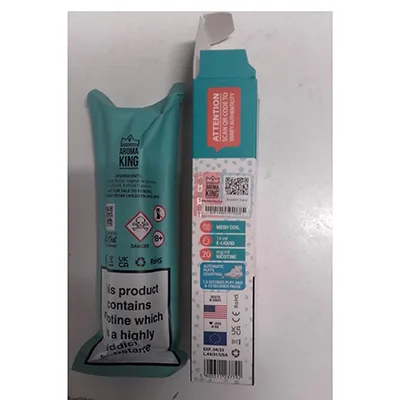Sigaretta elettronica usa e getta «TORNADO 7000 BLUE RAZZ LIMONADE» — foto 2 dell'alert A12/00227/24