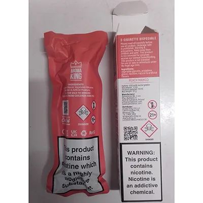 Sigaretta elettronica usa e getta «TORNADO 7000 PEACH MANGO» (Aroma King)