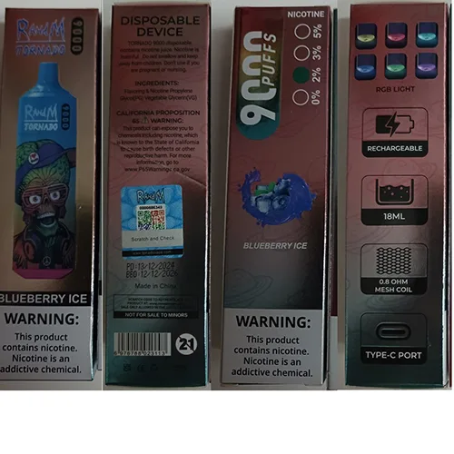 Sigaretta elettronica monouso «TORNADO 9000» (RandM)