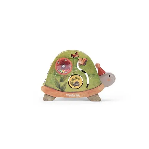 Giocattolo di attività «Tortue d'activité Trois petits lapins» (MOULIN ROTY)