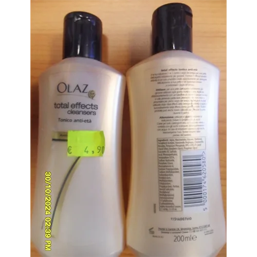 Tonico viso «Total effects cleansers» — foto 2 dell'alert SR/03509/25