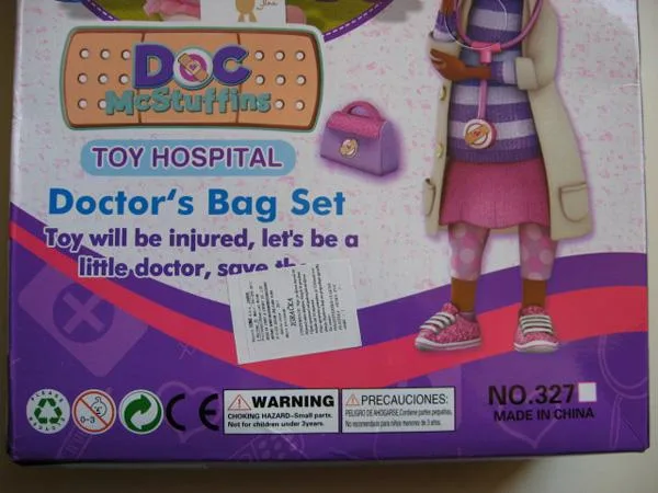 Set di bambole di plastica «Toy Hospital - Doctor's Bag Set» — foto 2 dell'alert A12/1653/18