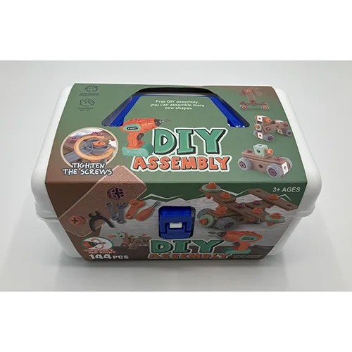 Cassetta degli attrezzi per giocattoli «Toy tool box "DIY Assembly"»