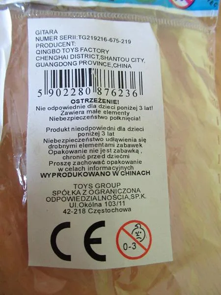 Chitarra giocattolo in plastica «Toys - Giatara» — foto 2 dell'alert A12/1906/18