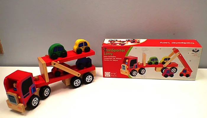 Auto giocattolo «Transporter Lorry» (Santoys)