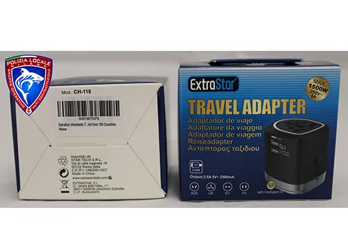 Adattatore di viaggio «TRAVEL ADAPTER» — foto 2 dell'alert A12/00650/24