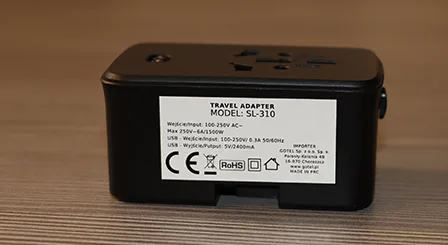Adattatore da viaggio «Travel adapter with power bank» — foto 4 dell'alert A12/01217/23