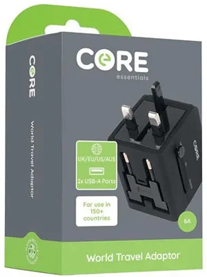Adattatore di viaggio «Travel Adapter World USB» (Core)