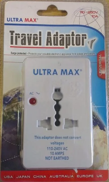Adattatore della spina di viaggio & #13; & #13; «Travel Adaptor» — foto 1 dell'alert A12/1583/12