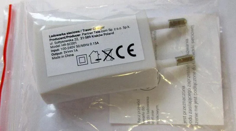 Caricabatterie USB «Travel Charger» — foto 1 dell'alert A12/00162/20