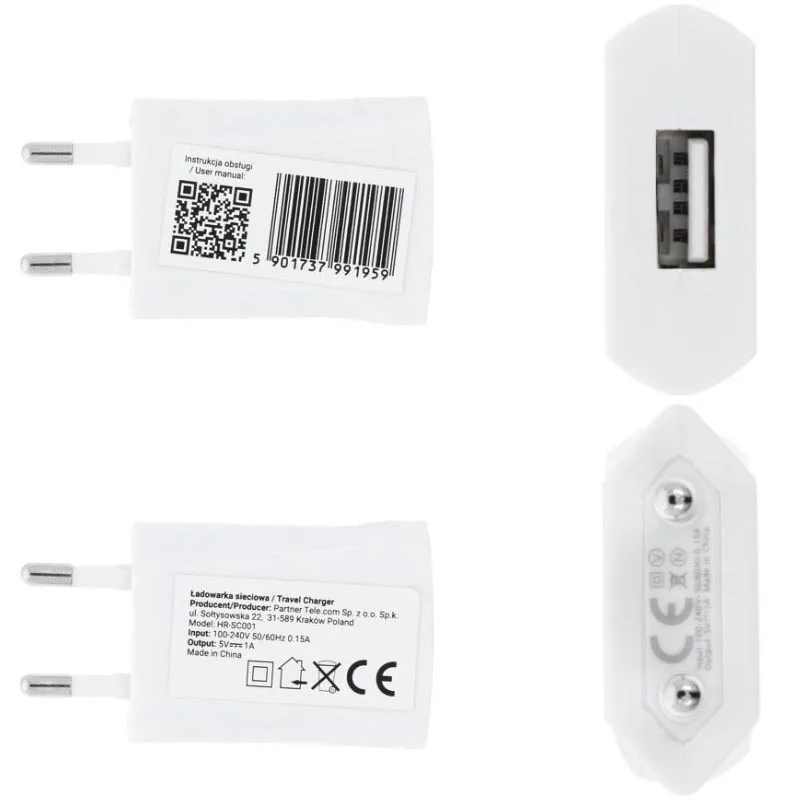 Caricabatterie USB «Travel Charger» — foto 2 dell'alert A12/00162/20