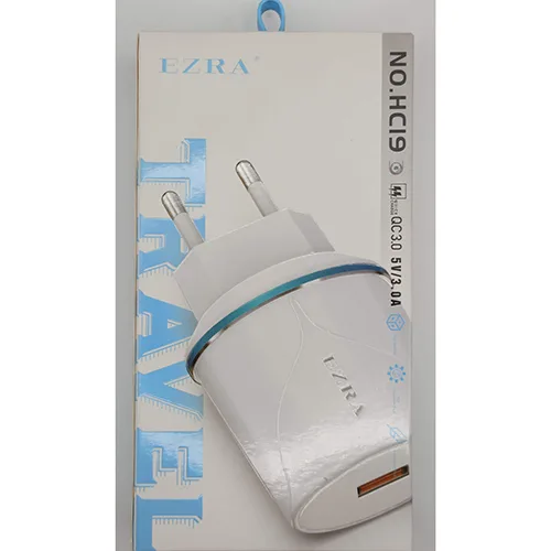 Caricabatterie USB «TRAVEL CHARGER» (EZRA)