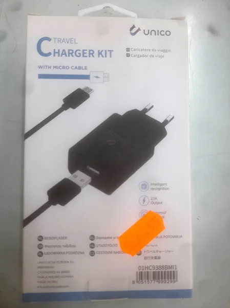 Caricabatterie USB «TRAVEL CHARGER KIT (Carregador de viagem)» — foto 2 dell'alert A12/01588/23