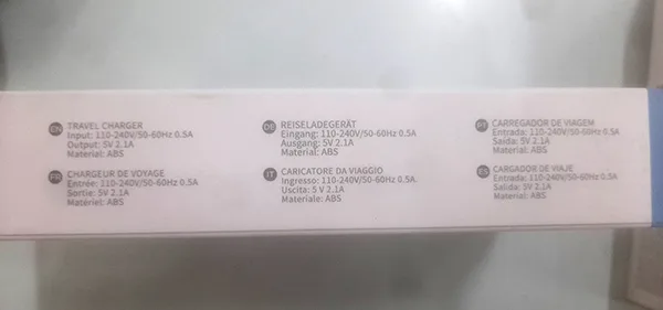 Caricabatterie USB «TRAVEL CHARGER KIT (Carregador de viagem)» — foto 5 dell'alert A12/01588/23