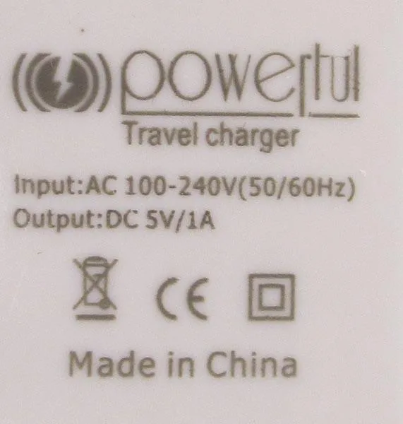 Adattatore da viaggio «Travel charger» — foto 3 dell'alert A12/1484/17