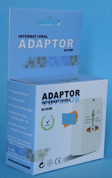 Adattatore della spina di viaggio «TRAVEL UNIVERSAL ADAPTOR» — foto 1 dell'alert A12/0282/18
