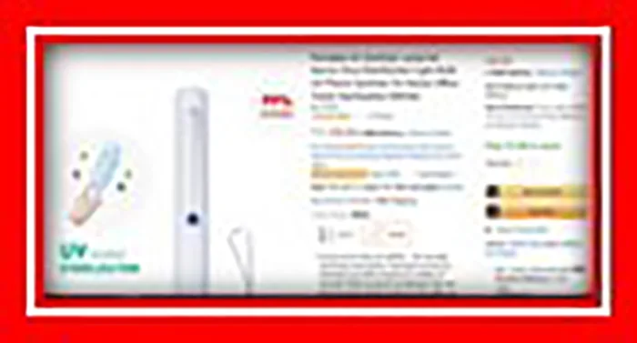 Lampada UV portatile «Travel UV Sanitising Wand» — foto 3 dell'alert A12/00967/20