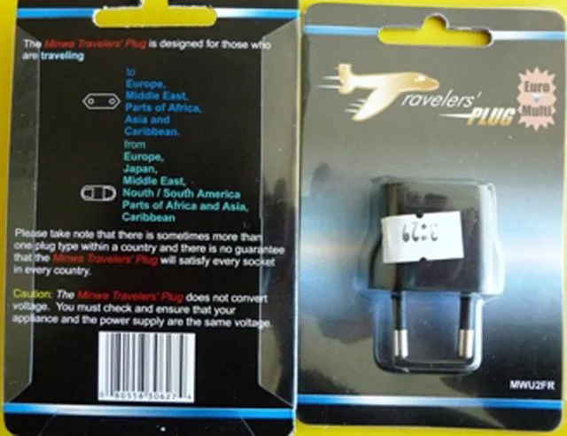 Adattatore della spina di viaggio & #13; & #13; «Travelers' Plug» — foto 1 dell'alert A12/1594/12