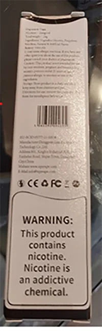 Sigaretta elettronica usa e getta «Trefoil NPS 450 20mg/ml 2ml» — foto 2 dell'alert A12/01876/21