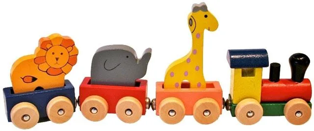 Treno di animali in legno (Orange Tree Toys)