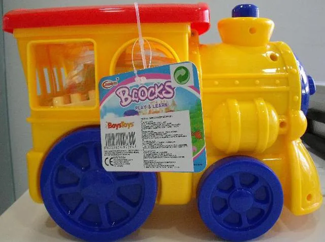 Treno di plastica "Blocks Play &amp; Learn" (Jianhui)