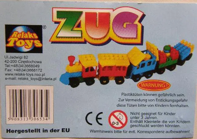 Treno giocattolo – Zugo (Relaks Toys)