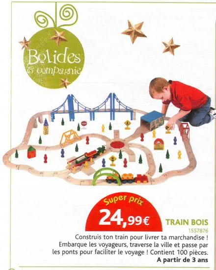 Treno in legno in 100 pezzi (Unknown)