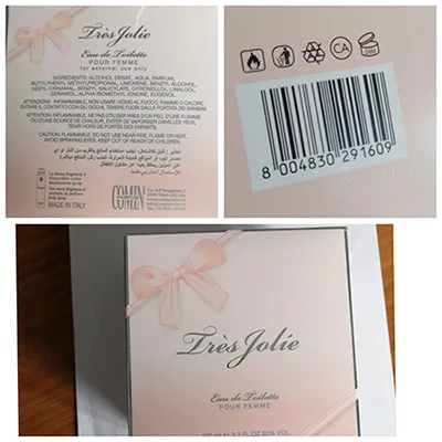 Eau de toilette «TRES JOLIE» (Comin parfum)