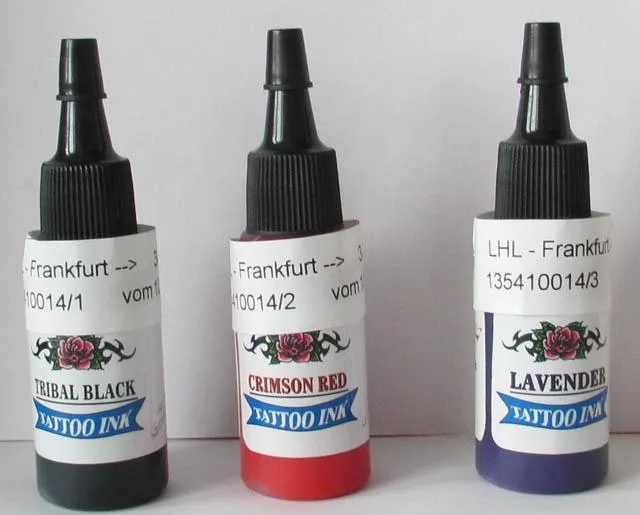 Set di tatuaggi Shader e Liner «Tribal Black, Crimson Red and Lavender» — foto 2 dell'alert A12/0101/14