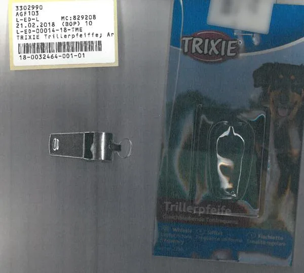Fischietto «Trillerpfeife» (Trixie)
