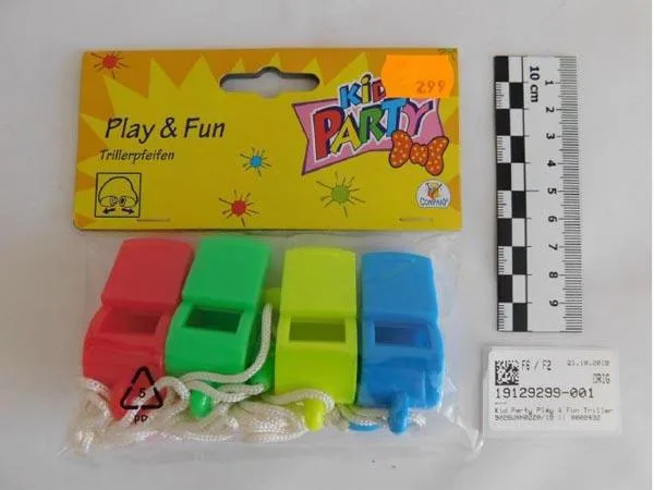 Fischietto «Trillerpfeifen» (Kid Party  Play&amp;Fun)