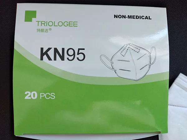 Maschera filtro particella «TRILOGEE KN95 respiratory protective face-mask» (TRILOGEE)
