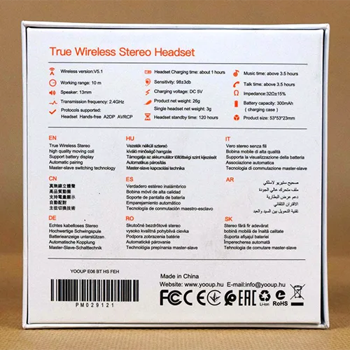 Auricolari senza fili «True Wireless Stereo Headset» — foto 3 dell'alert OR/00051/26