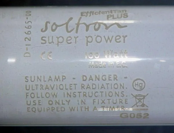 Tubo di vetro per lettini – abbronzatura efficiente Soltron plus super power — foto 1 dell'alert 1242/08