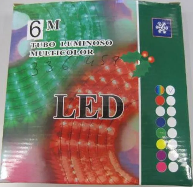Luce della corda «Tubo Luminoso Multicolor» — foto 2 dell'alert A12/1763/13