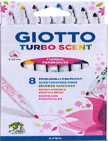 Penne a punta di feltro «TURBO SCENT - scented fibre pens» (GIOTTO / FILA)