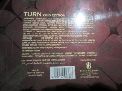 Profumo «TURN OUT EDITION» — foto 1 dell'alert A12/01551/22