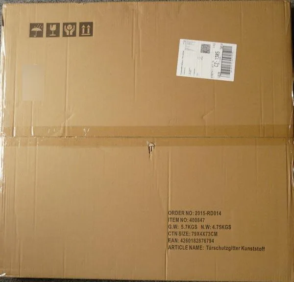Cancello di sicurezza per bambini «Türschutzgitter Kunststoff (Safety gate, plastic)» (Tec-Take)