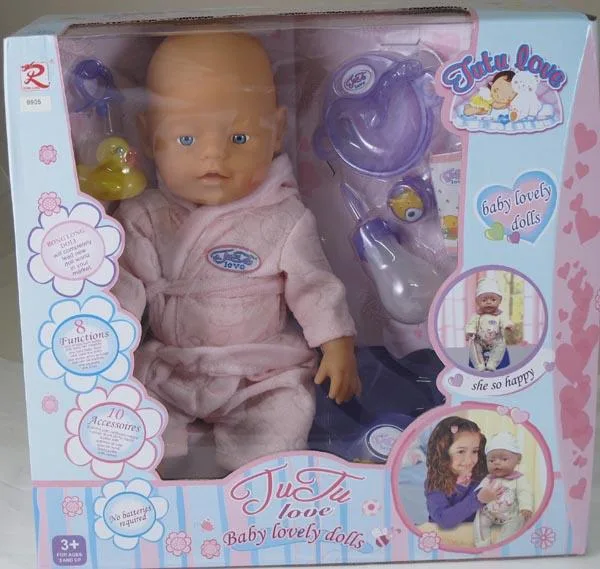 Set di bambole di plastica «Tutu Love - baby lovely dolls» (Rong Long)