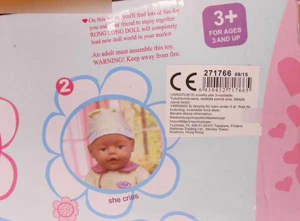 Set di bambole di plastica «Tutu Love - baby lovely dolls» — foto 2 dell'alert A12/0209/16