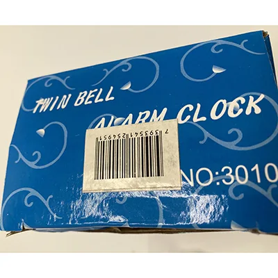 Sveglia «Twin bell alarm clock» — foto 4 dell'alert SR/00421/25
